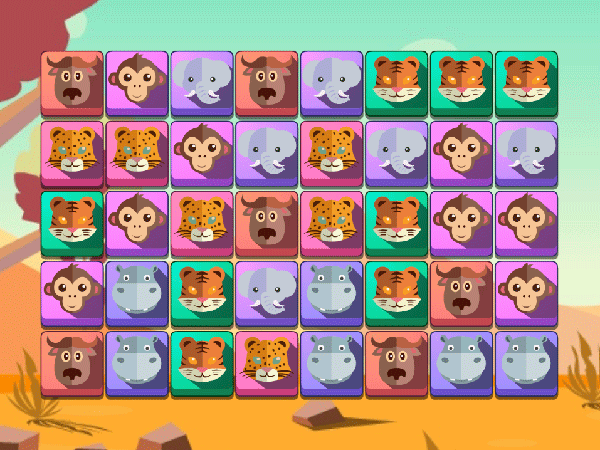 Маджонг животные